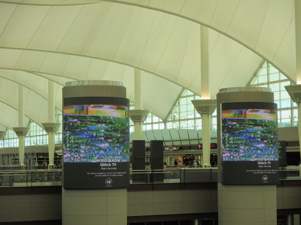 Glitch TV at Denver International Airport